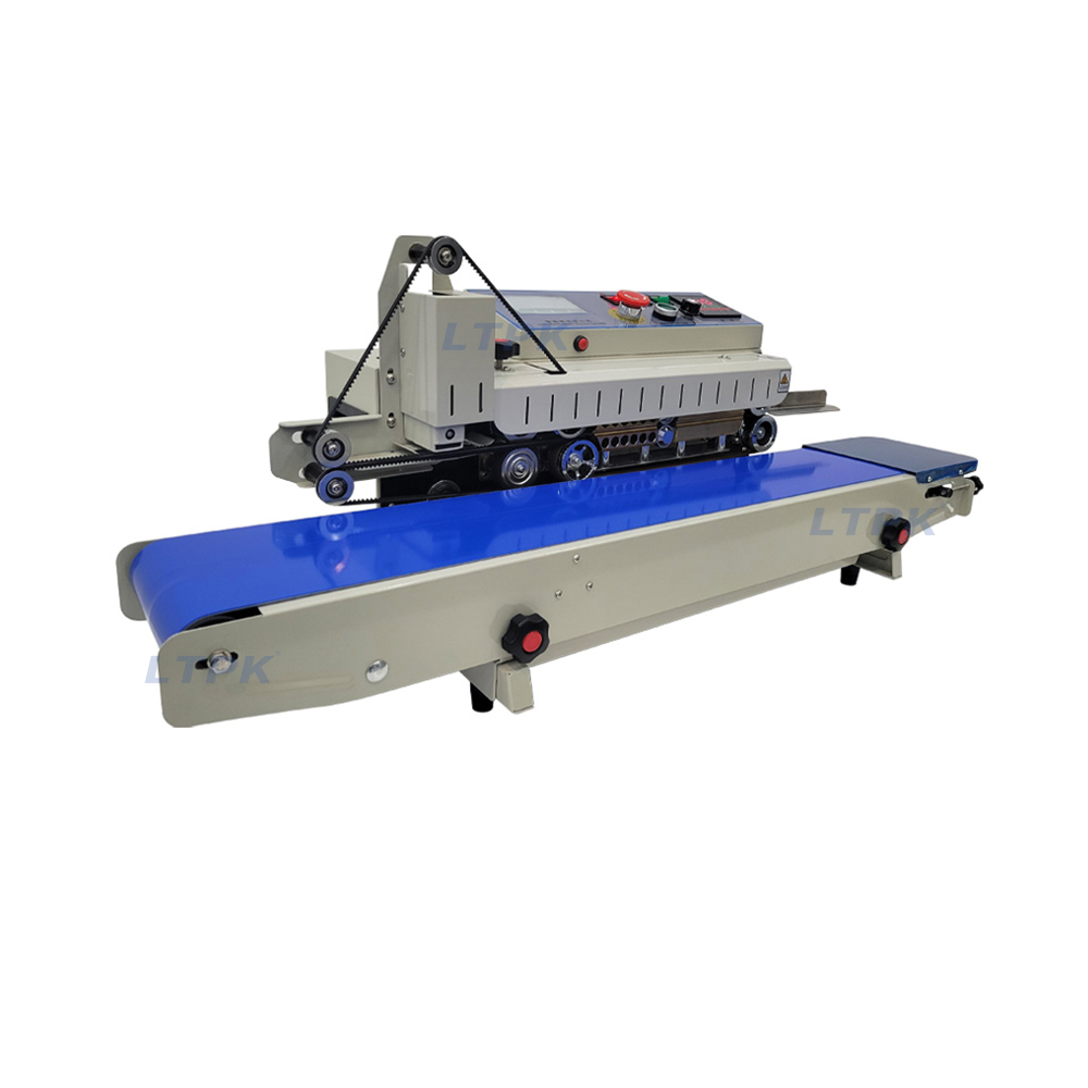 plastic bag band sealer continuous packing sealing machine with ink box