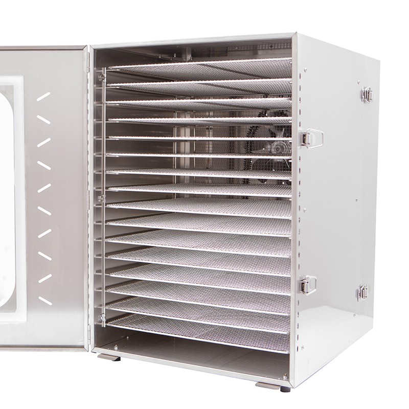 LT-FD16P 16 Racks Knob Type Stainless Steel Commercial Electric Food Dehydrator