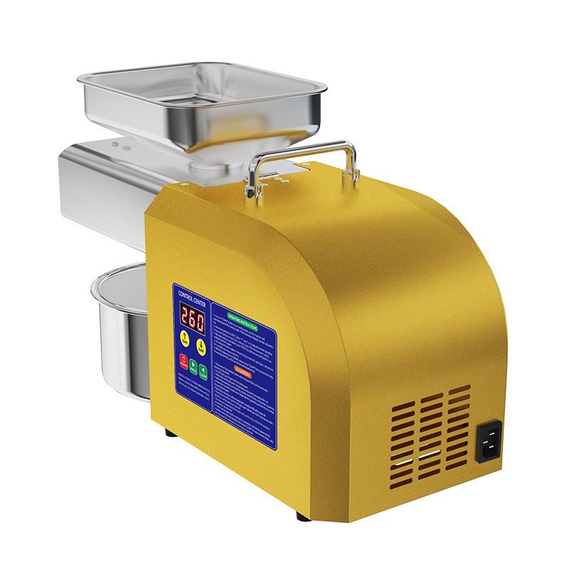 Z6 2025 New Design Home Use Cold & Hot Peanut Sesame Rapeseed Walnut Coconut Palm Corn Olive Electric Oil Press Machine