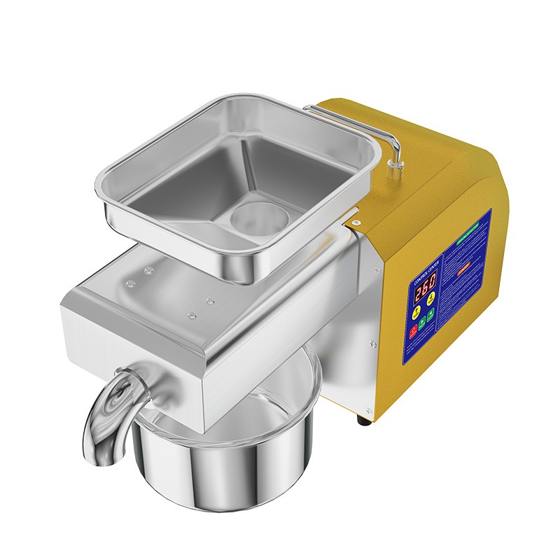 Z6 2025 New Design Home Use Cold & Hot Peanut Sesame Rapeseed Walnut Coconut Palm Corn Olive Electric Oil Press Machine