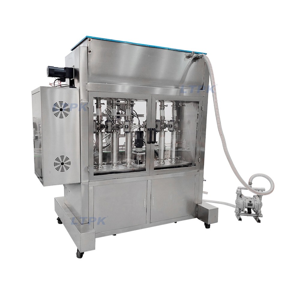 50-500ML Motor Sauce Ghee Glass Cleaner Piston Honey Garlic Paste Automatic Quantitative Bottles Servo Filling Machine