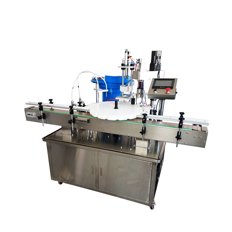 ALFC980 High Efficiency Automatic Two Heads Capping Machine for Plastic Screw Cap 