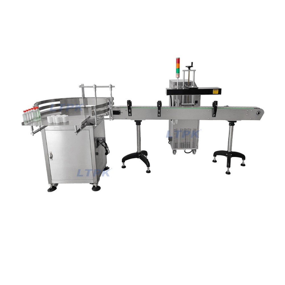Automatic Aluminum induction sealing machine Pet bottle induction sealer Bottle lid Aluminum Foil Sealer