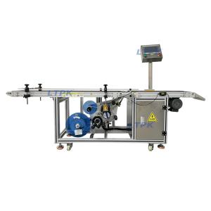  Automatic Bottom Flat Labeling Machine LT-T412 | High Precision ±2mm Flat Surface Label Applicator for Boxes, Bags, Cards
