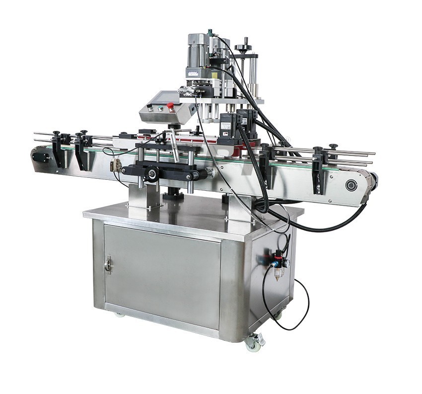 LT-APFCL4  Automatic Linear Bottle Cosmetic Oils Juice Whisky Liquid Filling Capping Vibrator And Labeling Machine Production Line