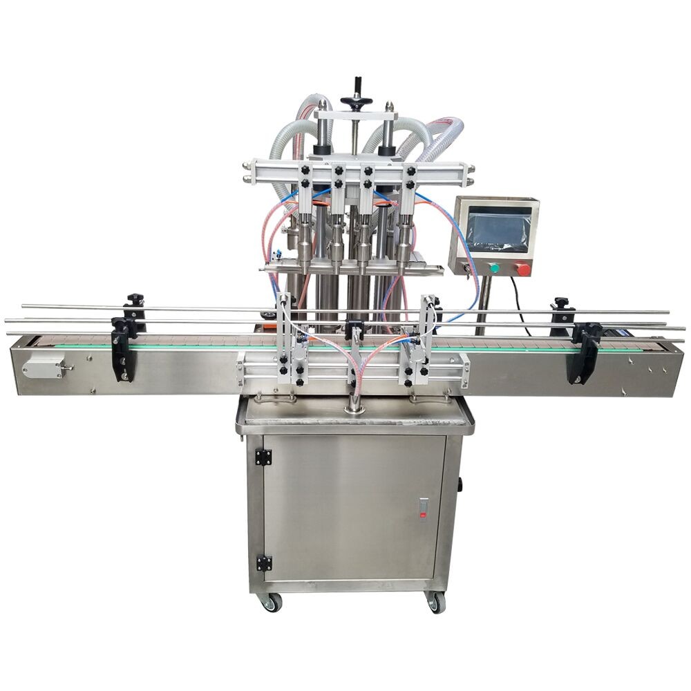 Newest Designer Hot Selling Automatic Honey Liquid Oil Filling Production Line Filling Machine 