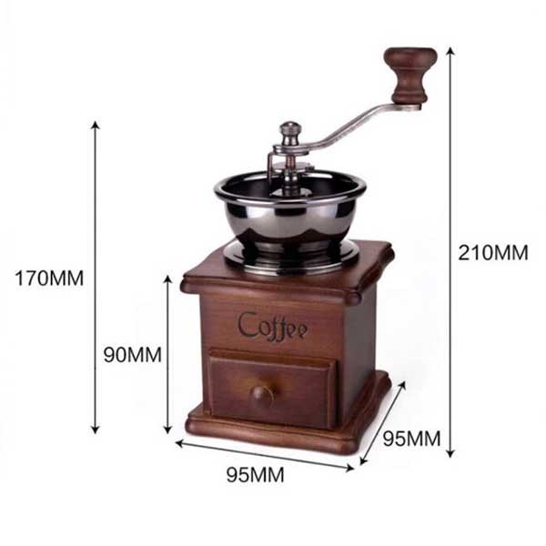 Hand coffee machine thickness adjustable hand coffee grinder mill factory direct sales.