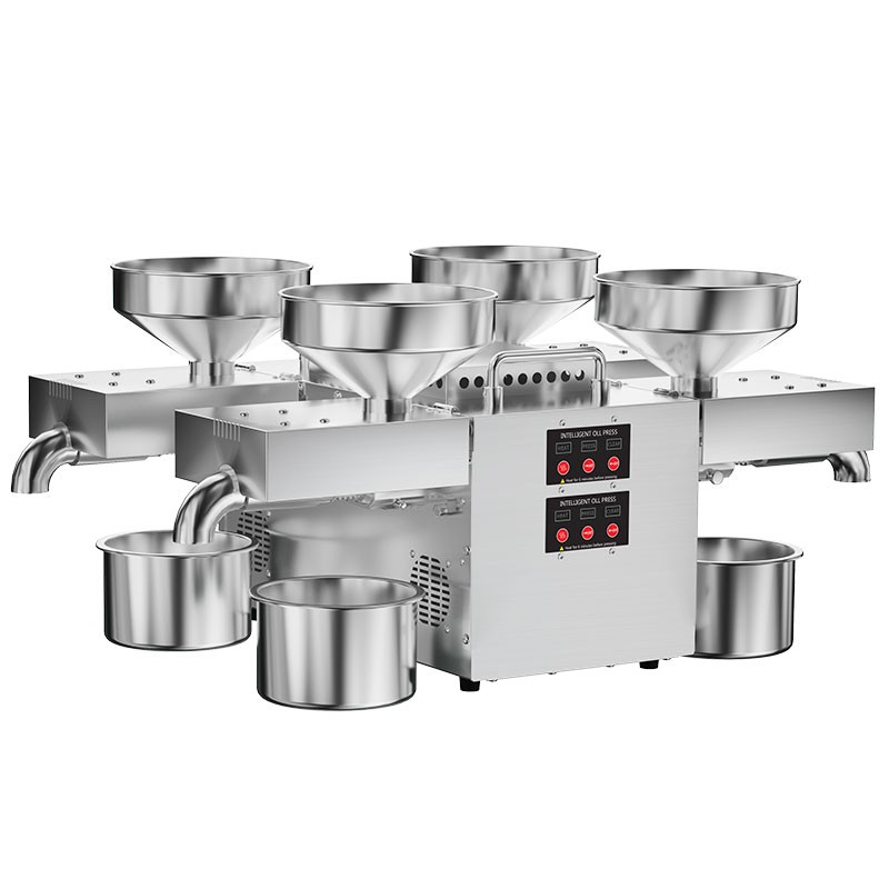 B04 2024 New Four-in-One Oil Press Stainless Steel Commercial Oil Press