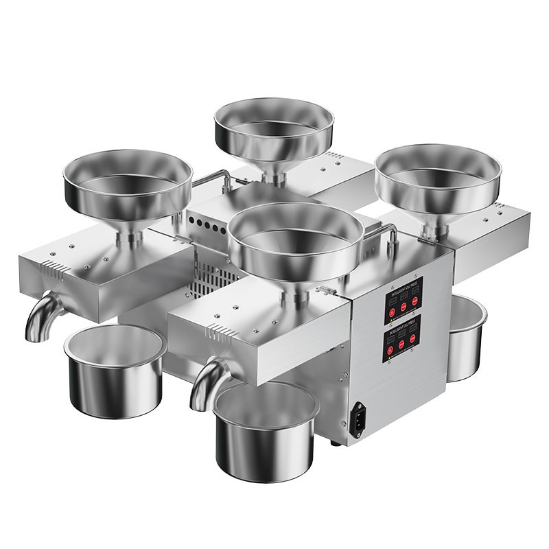 B04 2024 New Four-in-One Oil Press Stainless Steel Commercial Oil Press