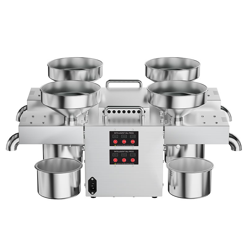 B04 2024 New Four-in-One Oil Press Stainless Steel Commercial Oil Press