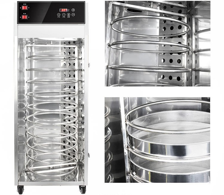 Made In China Rotary Spice And Flower Drying Machine With 10 Circle Trays