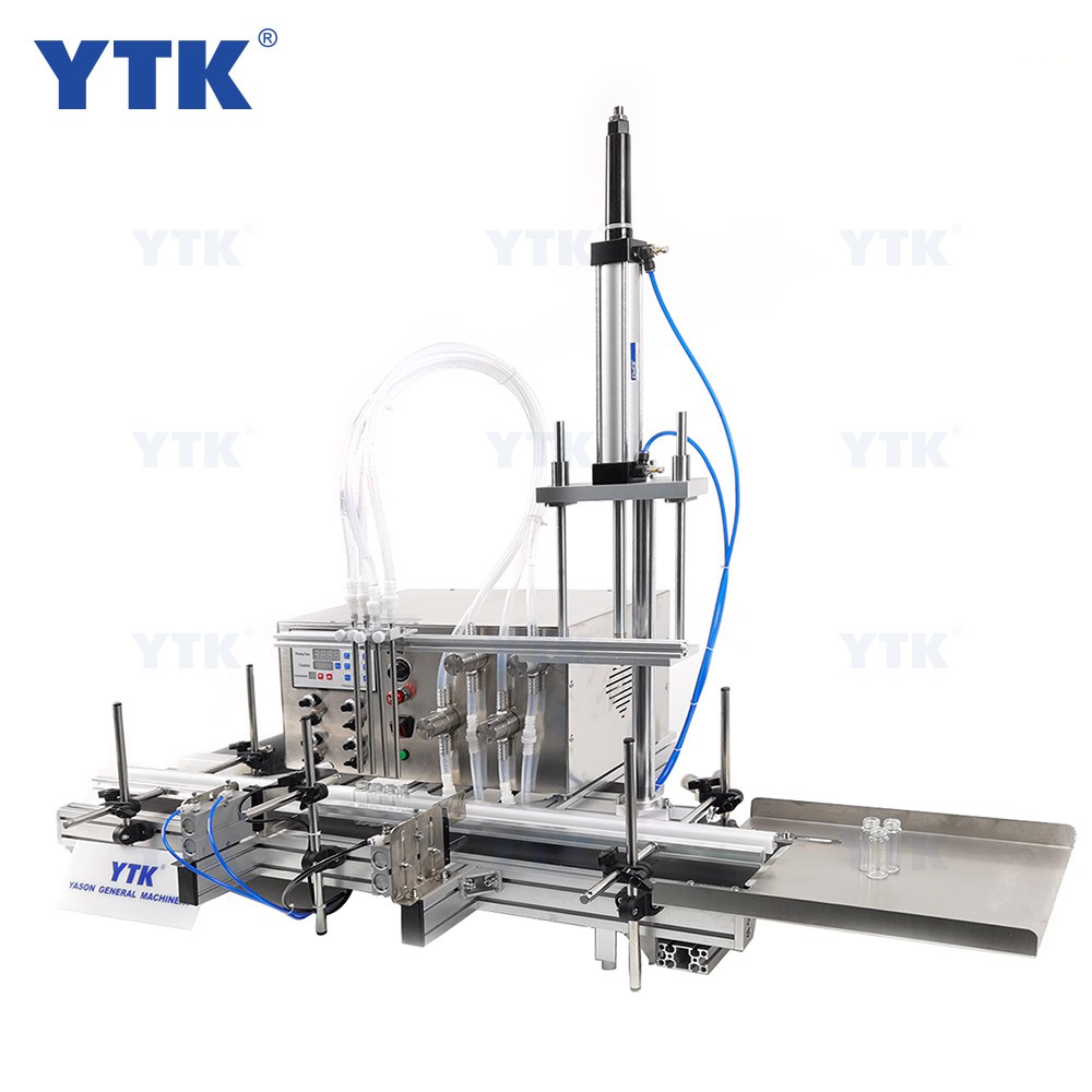 Automatic Desktop CNC Peristaltic Pump Liquid Filling Machine With Conveyor For Perfume Filling Machine Water Filler