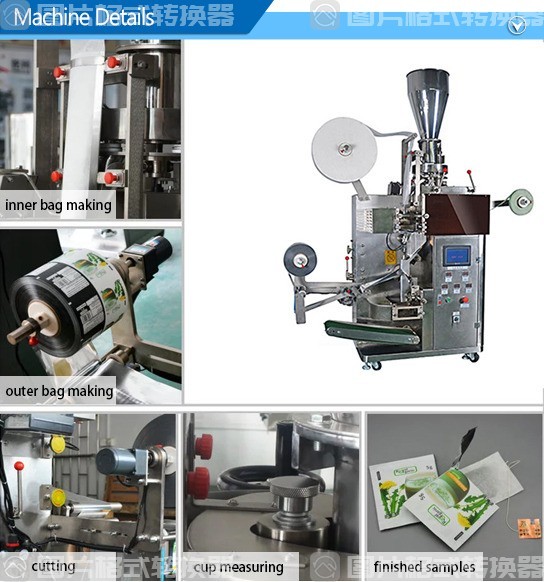 Prices machinery paper filter inside and outside manual packaging bag maisa hibiscus tea bag double chamber packing machine