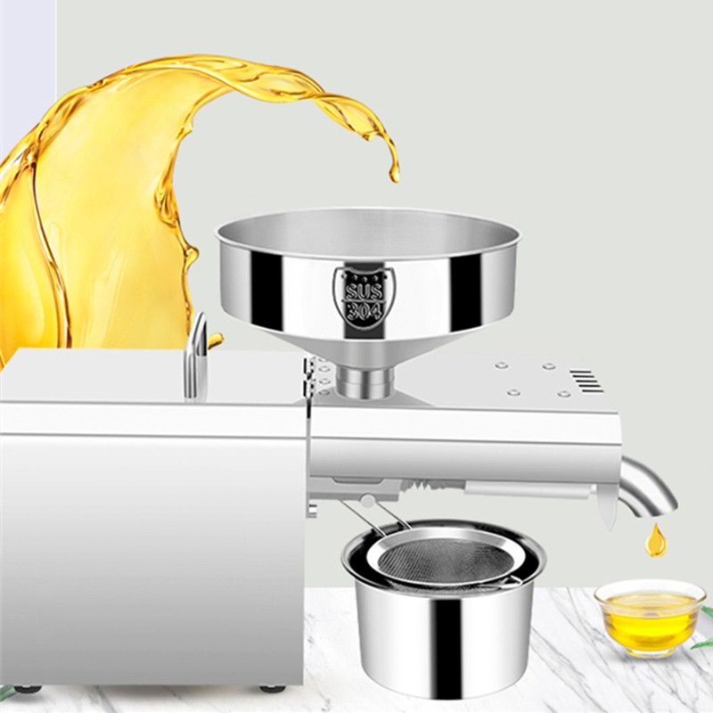 RG-307 Stainless Steel Oil Presser Automatic Home/Commercial peanut oil press machine