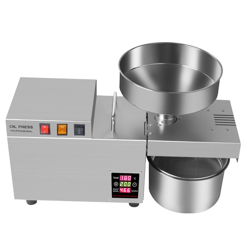 S9S Temperature Control Oil Extractor Commercial Peanut Sesame Oil Press Stainless Steel Oil Press Machine