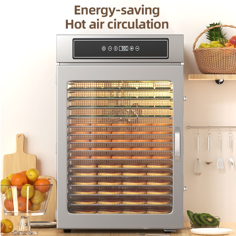 Stainless Steels Fruit Dryer Food Dehydrate 16 Layer Tomatoe Dehydrate Machine