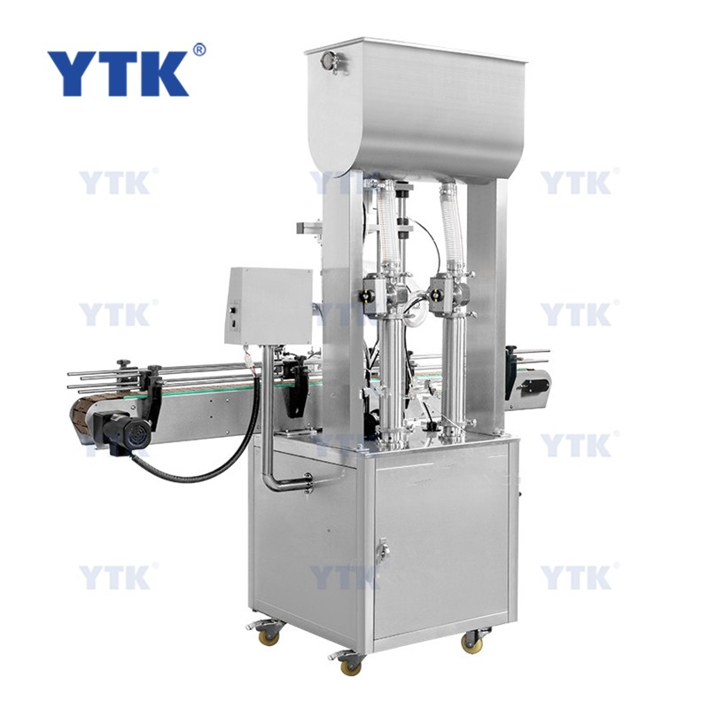YTK-QZDG2 sauce paste syrup ketchup filler automatic 2 heads filling machine for high viscosity liquid