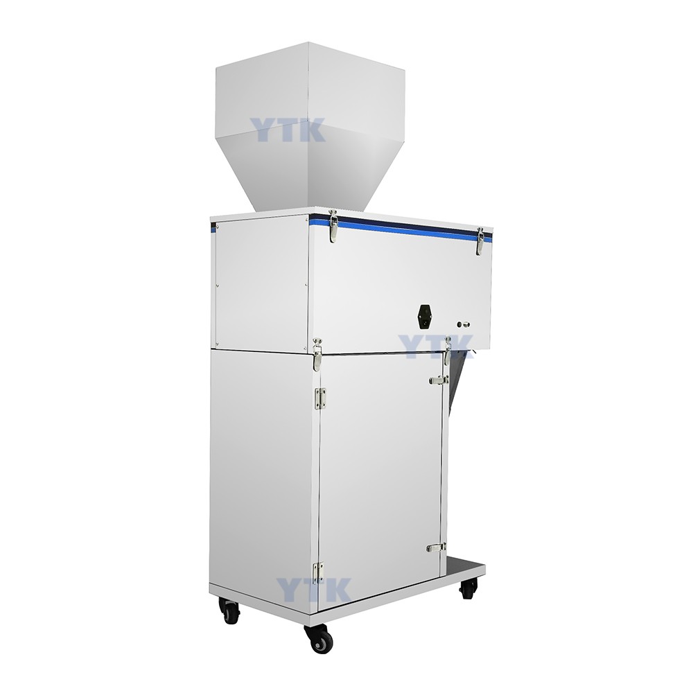 YTK-W1200F Vertical 1200G Dry Powder Bottle Filling Machine With Sealing Plate