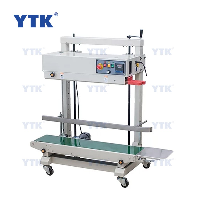Vertical YTK-FR-1100V Continuous Heat Bag Sealing Machine For Plastic Bag 