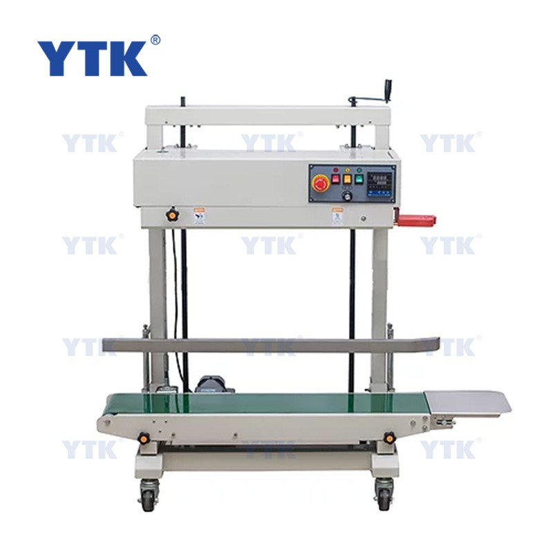 Vertical YTK-FR-1100V Continuous Heat Bag Sealing Machine For Plastic Bag 