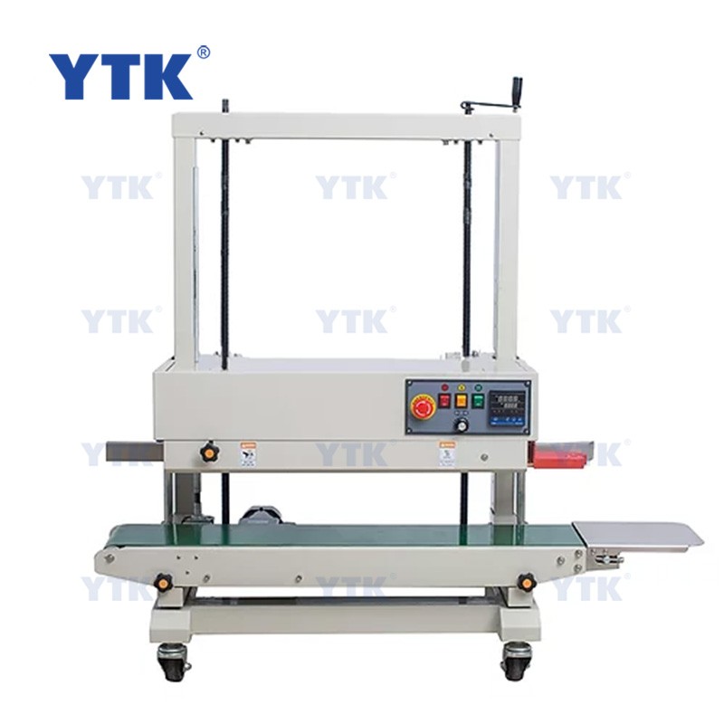 Vertical YTK-FR-1100V Continuous Heat Bag Sealing Machine For Plastic Bag 