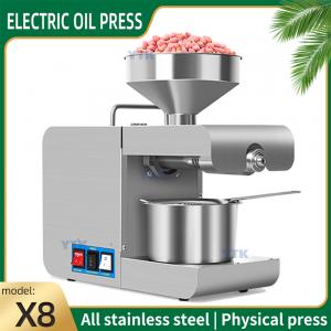 X8 Oil Extractor Expeller Cold Pressed Linseed Oil Maker