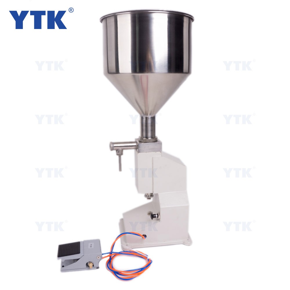 Yason Factory Semi Automatic Pneumatic Paste Filling Machine For Cream Shampoo Cosmetic Paste Filler (5~50Ml) Supply