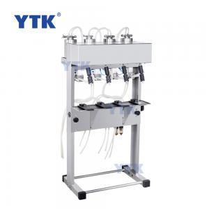 YASON YTK Automatic Pneumatic Four Heads Perfume Bottle Filler Filling Machine 