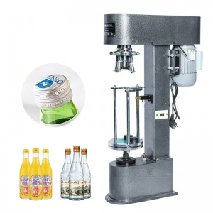 YTK-DK50 Yason Machinery Wine Bottle Metal Cap Locking Capping Machine