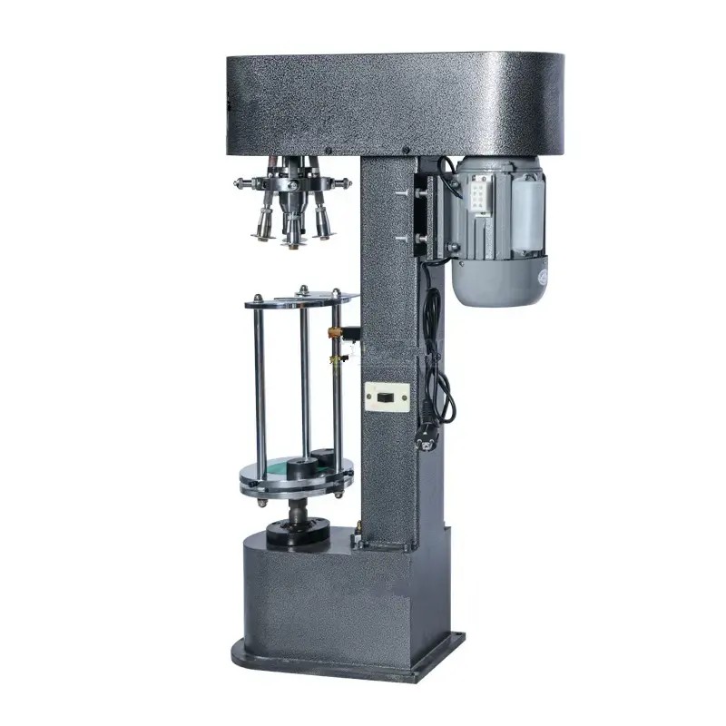 YTK-DK50 Yason Machinery Wine Bottle Metal Cap Locking Capping Machine