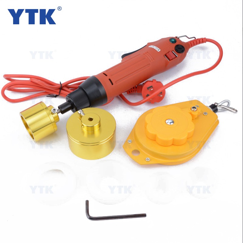 YTK-EC01 Manual Electrical Screw Cap Capping Machine Bottle Twist-off Lid Capper 