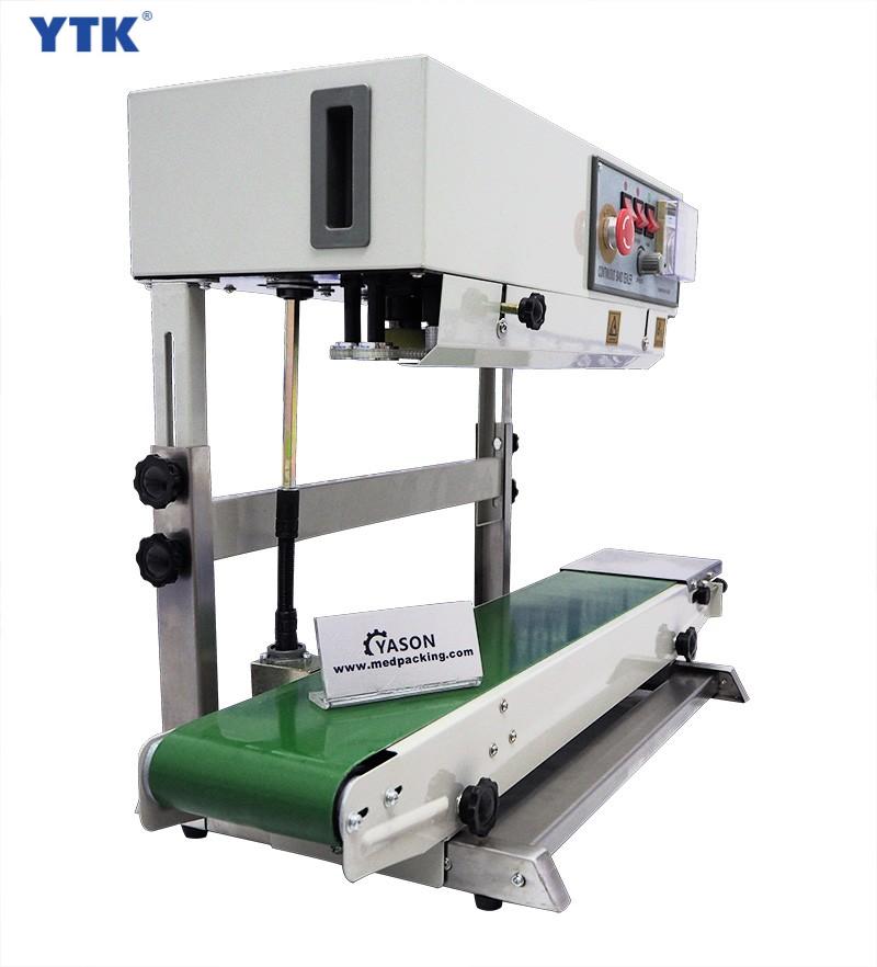 YTK-FR-770 Vertical Semi-automatic Continuous Film Plastic Bag Sealing Machine 
