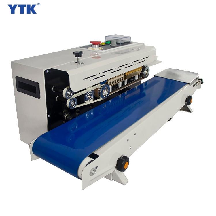 YTK-FR-770H Automatic Horizontal Continuous Plastic Bag Band Sealing Machine 