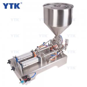 YTK-G2WG Stainless Steel Two Heads Ointment Shampoo Honey Filling Machine