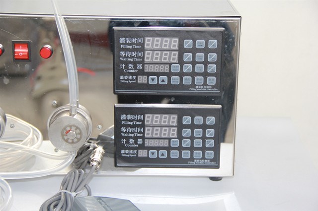 YTK-LT-2 Semi-automatic Double Heads Magnetic Pump Liquid Filling Machine
