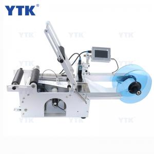 YTK-TP1 Factory Round Bottle Labeling Printing Machine With Date Inkjet Printer